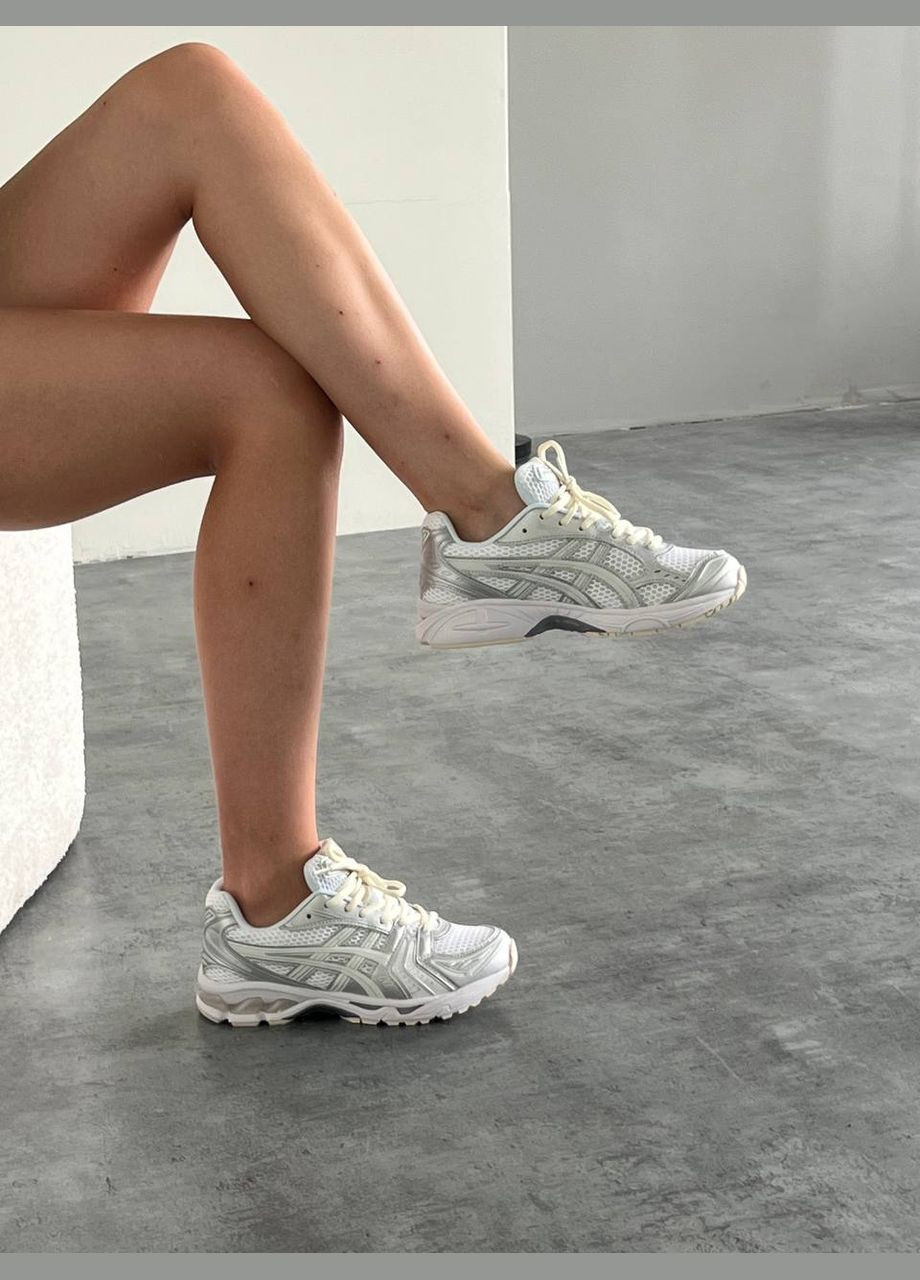 Жіночі кросівки Asics Gel-Kayano 14 white Silver No Brand срібні літо (329687942)