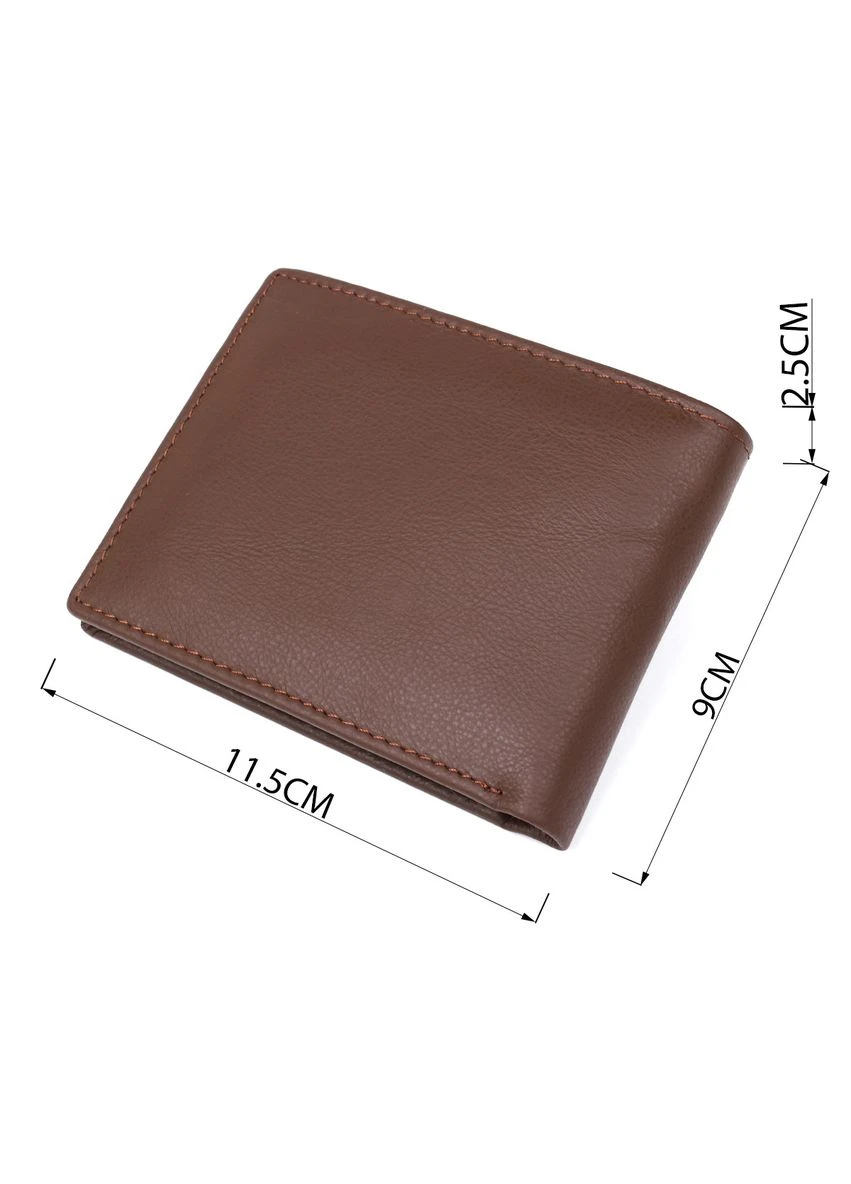 Чоловічий гаманець 18353 (ST-1) НОВИНКА Коричневий st leather (390072982)