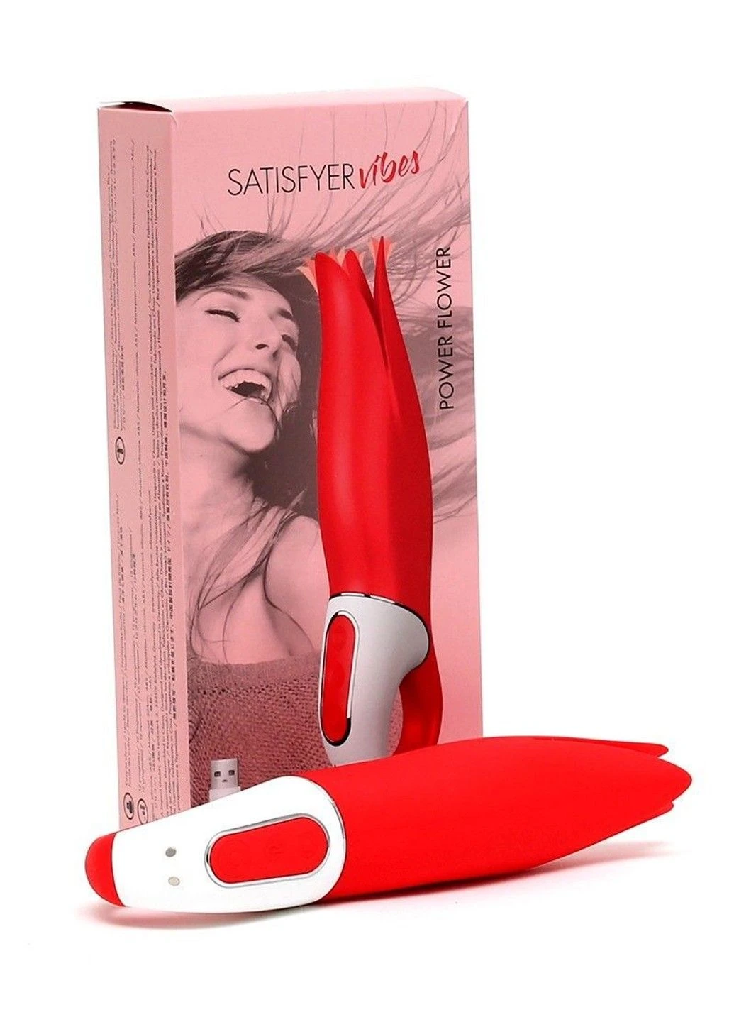 Мощный вибратор Vibes Power Flower с нежными трепещущими лепестками, 12 режимов работы Satisfyer (292803216)