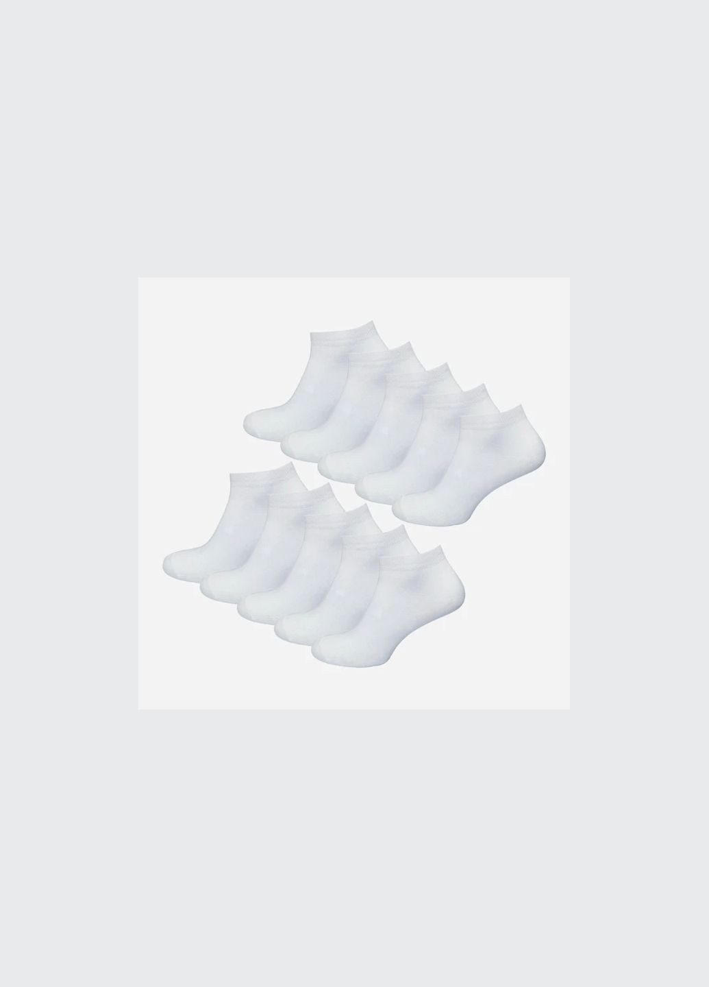 Набір шкарпеток жіночих коротких Лана Delicate silk 5 пар Білий No Brand (285793084)