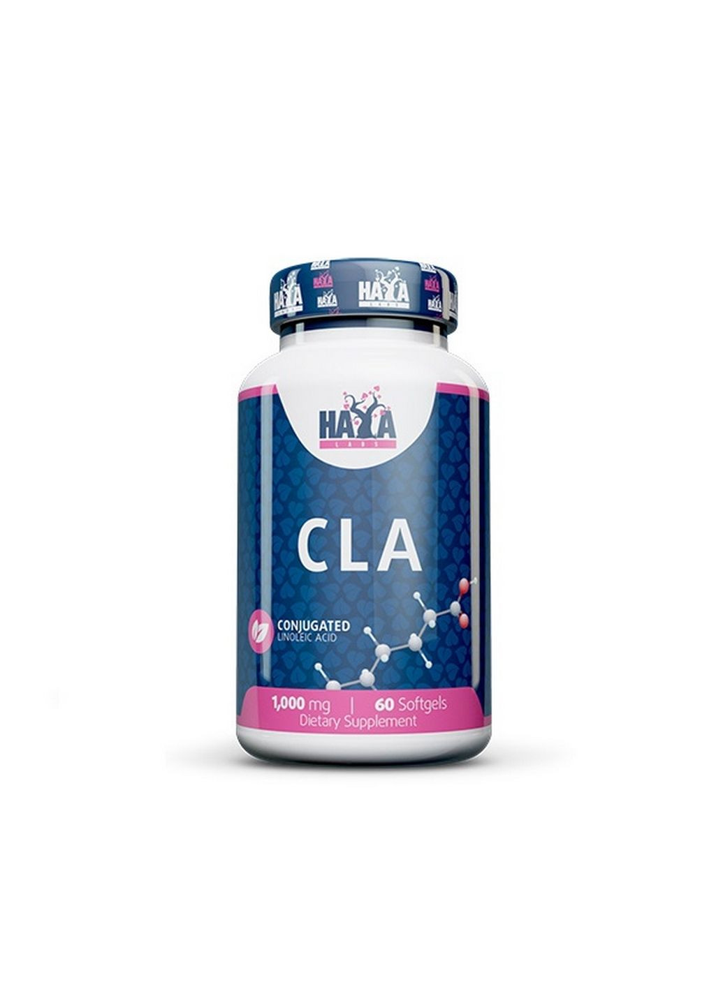 Жироспалювач CLA 1000 mg, 60 капсул Haya Labs (293337990)