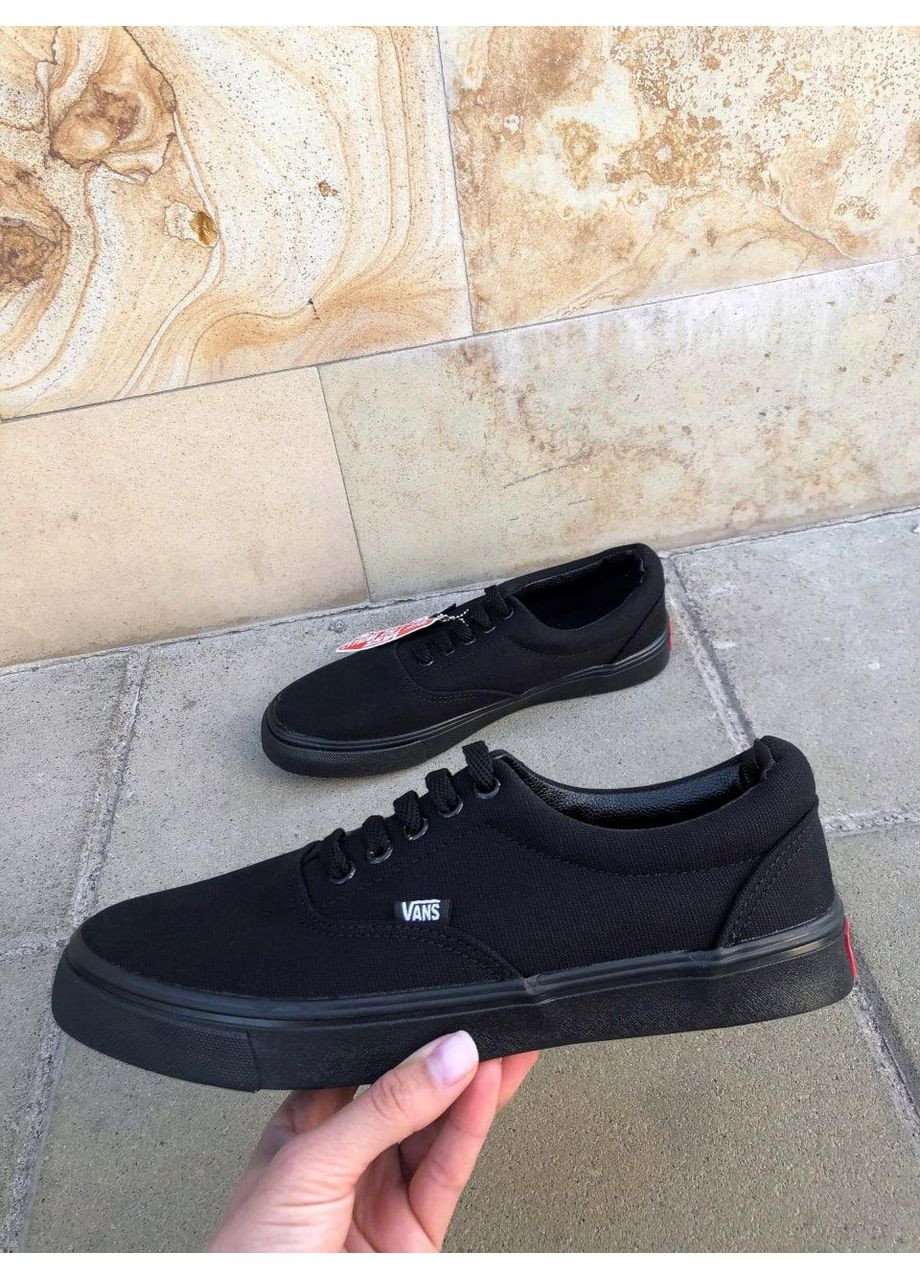 КЕДЫ ЖЕНСКИЕ VANS ERA FULL BLACK ВАНС No Brand чёрные демисезоны (367169953)