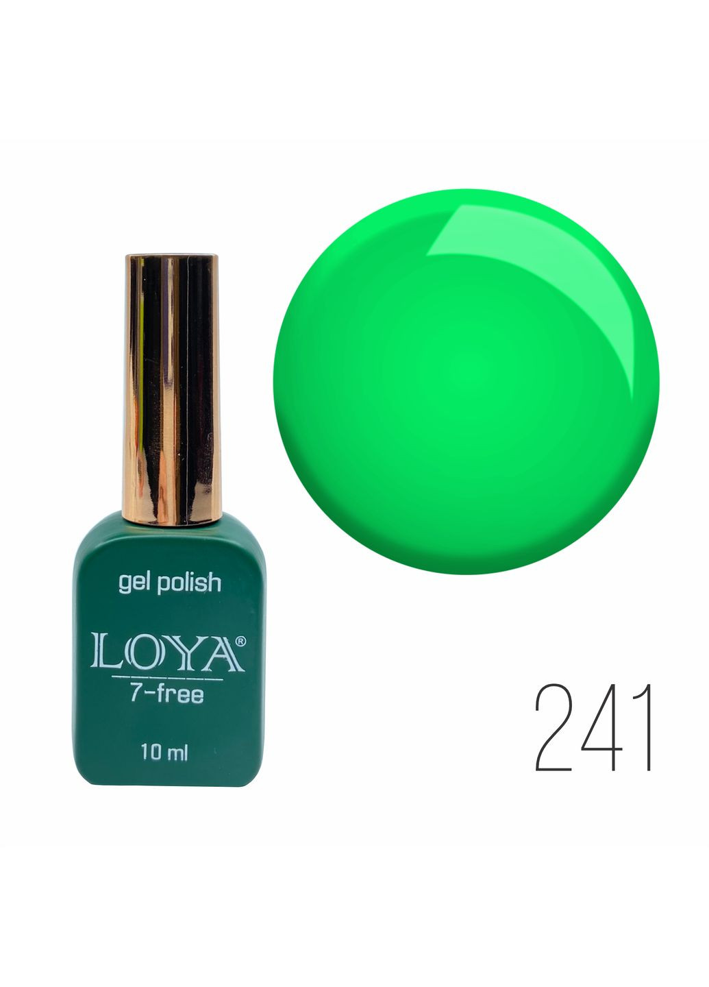 Гель-лак 241 Энергичный Лайм 10 мл, 332241 Loya (360889861)