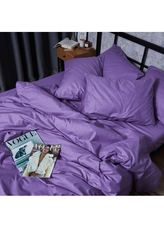Комплект постельного белья Бязь Gold Люкс «» Полуторный Евро 160х220 наволочки 4х70х70 (MS-820007339) Moon&Star Violet Charm (356114442)
