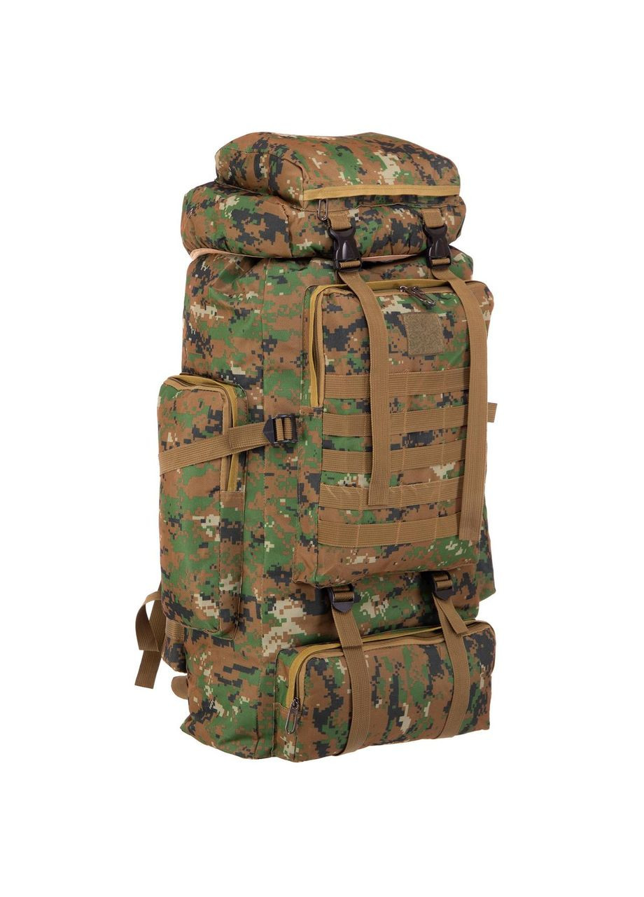 Рюкзак рейдовий тактичний (нейлон, оксфорд 600D, р-р 58х34х17см, 34л, Камуфляж ) (TY-9188 Камуфляж зелений) SP-Sport (361436668)
