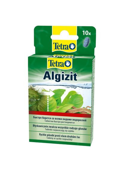 Засіб Algizit проти водоростей в акваріумі, 10 таблеток на 200 л (*) Tetra (323153427)