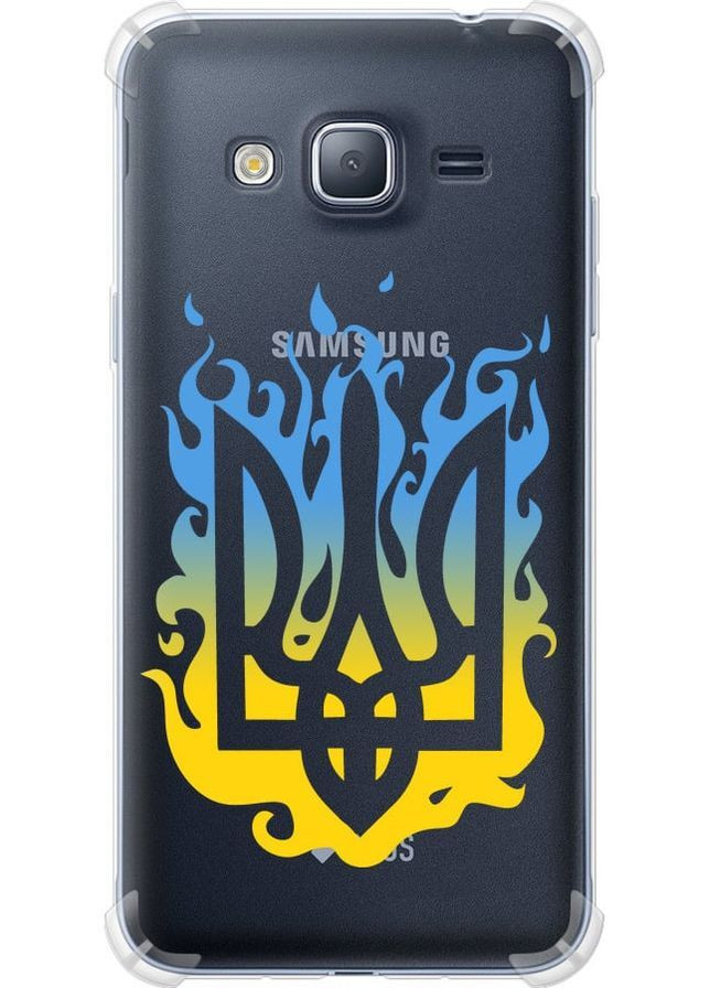 Силикон с усиленными углами чехол 'Герб v1' для Endorphone Samsung Galaxy J3 Duos (2016) J320H (368999240)