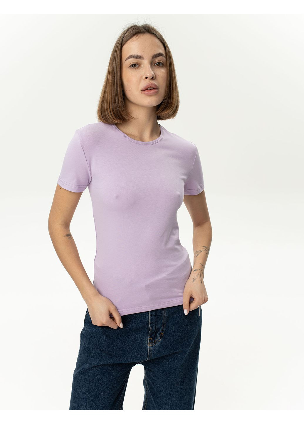 Жіноча приталена футболка (0018500TSNXL) Casual Trend №185 - (362532637)