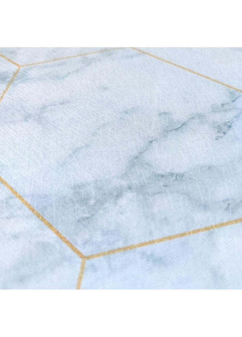 Самоклеюча плівка 0,45х10м х 0,07мм Малахітовий мармур золоті соти SW-00001214 Sticker Wall (354658544)