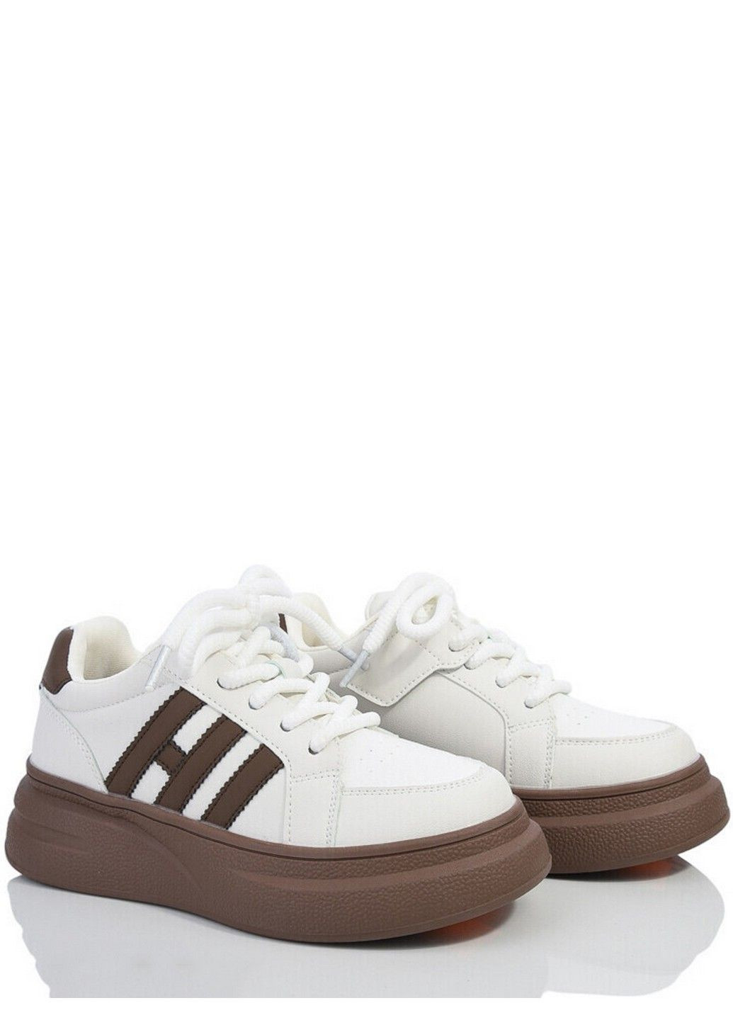 Белые кэжуал осенние демисезонные ботинки c281-3 Paliament