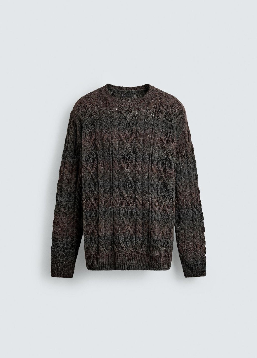 Черный зимний свитер Zara