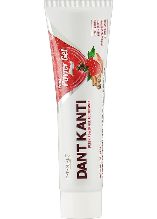 Зубная паста "Сила свежего геля" Dant Kanti Fresh Power Gel Toothpaste 150g (1204873-31162682) Patanjali (368619663)