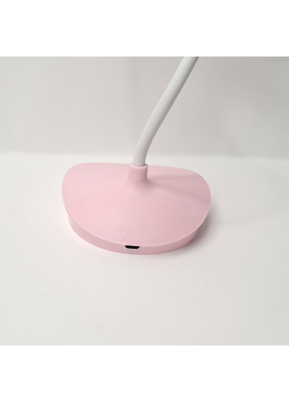 Настільна акумуляторна лампа 4.6Вт 00032 рожева No Brand (300232541)