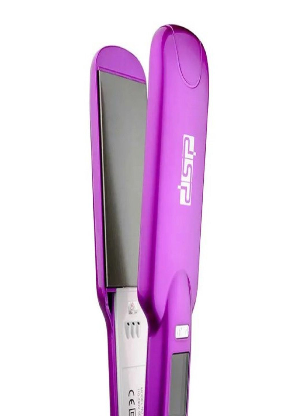 Випрямляч з керамічним покриттям для волосся D-10017 плойка з LCD дисплеєм Фіолетовий DSP (305057825)