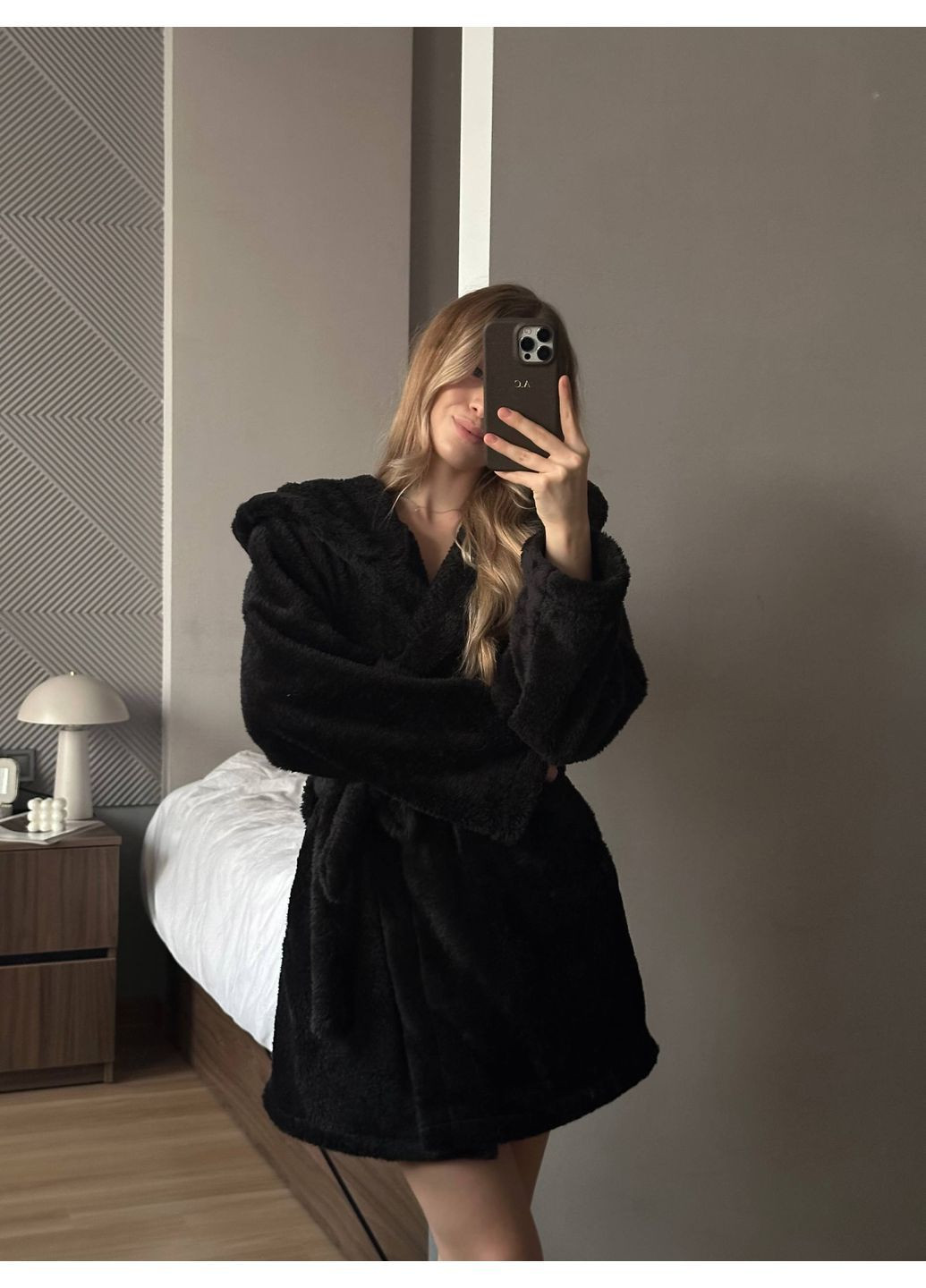 Жіночий махровий халат No Brand Р4960-638 (370143856)