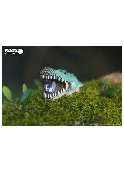 Пазл (XEG-029) Eugy 3D Зоопарк Крокодил (366157535)
