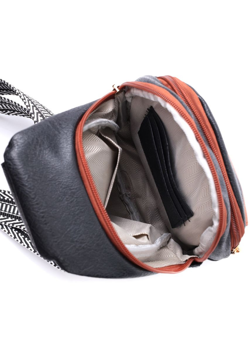 Удобная женская сумка через плечо с отверстием для наушников из экокожи 22787 Vintage (335032743)