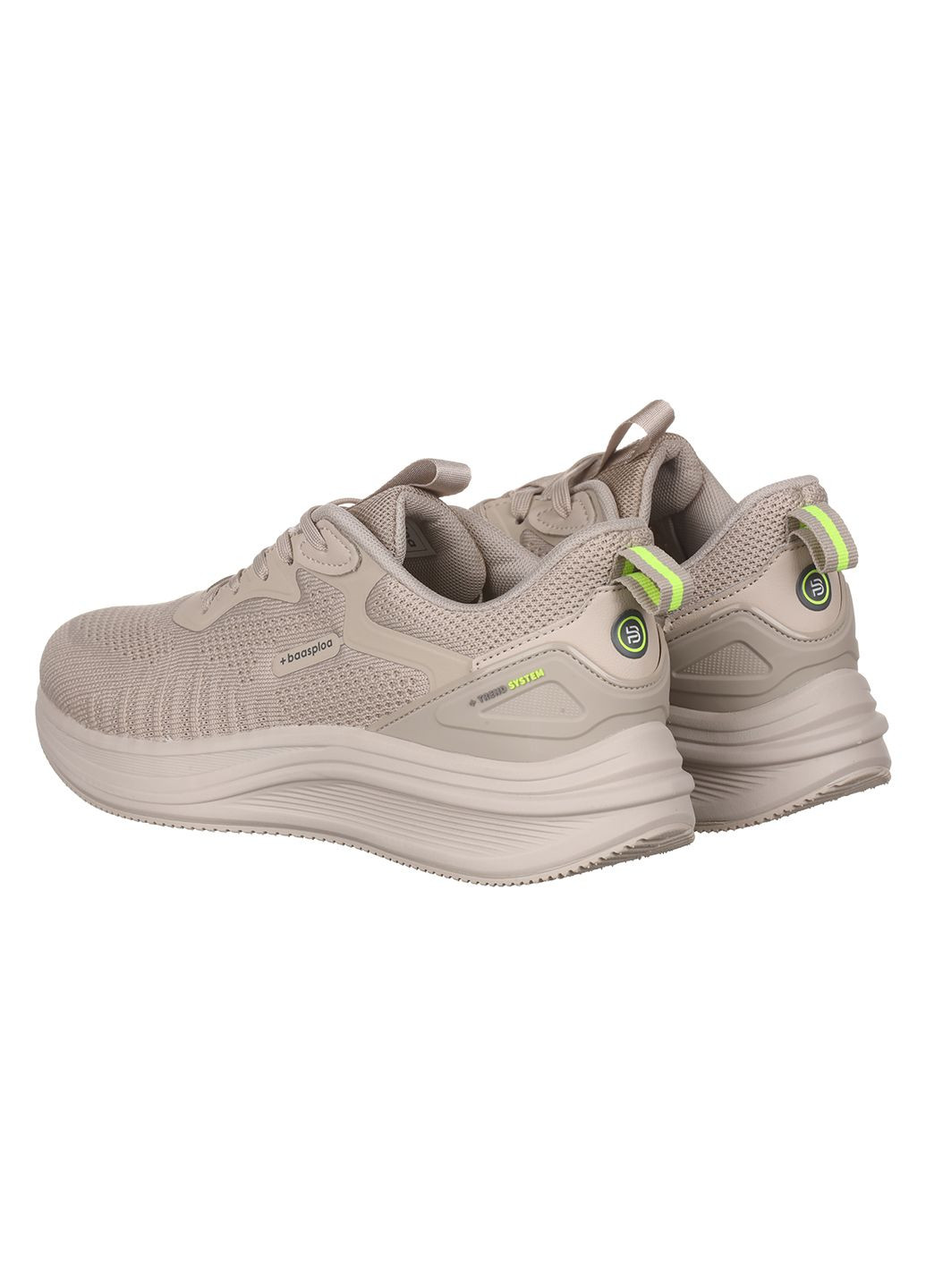 Кросівки жіночі демісезонні на шнурівці текстильні на високій підошві повсякденні для прогулянок бежеві L1812-26C Baas бежеві демісезони (301764293)
