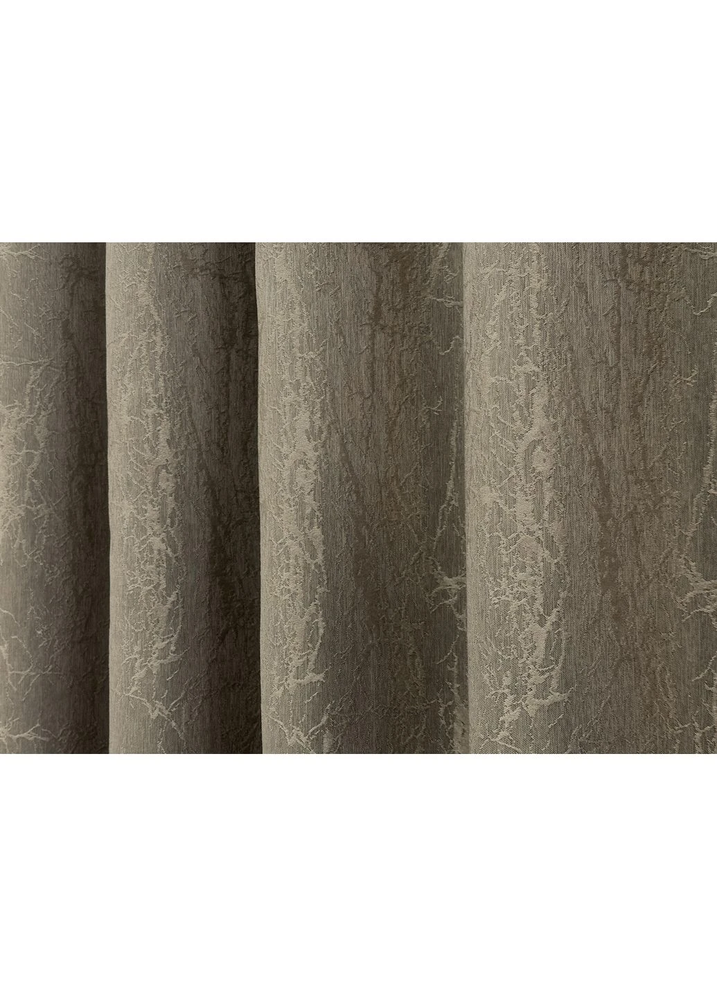 Комплект штор Жаккард Viva Marmo №1786ш Какао 150х270 см 2 шт (33-0754) VR-Textil (342964595)