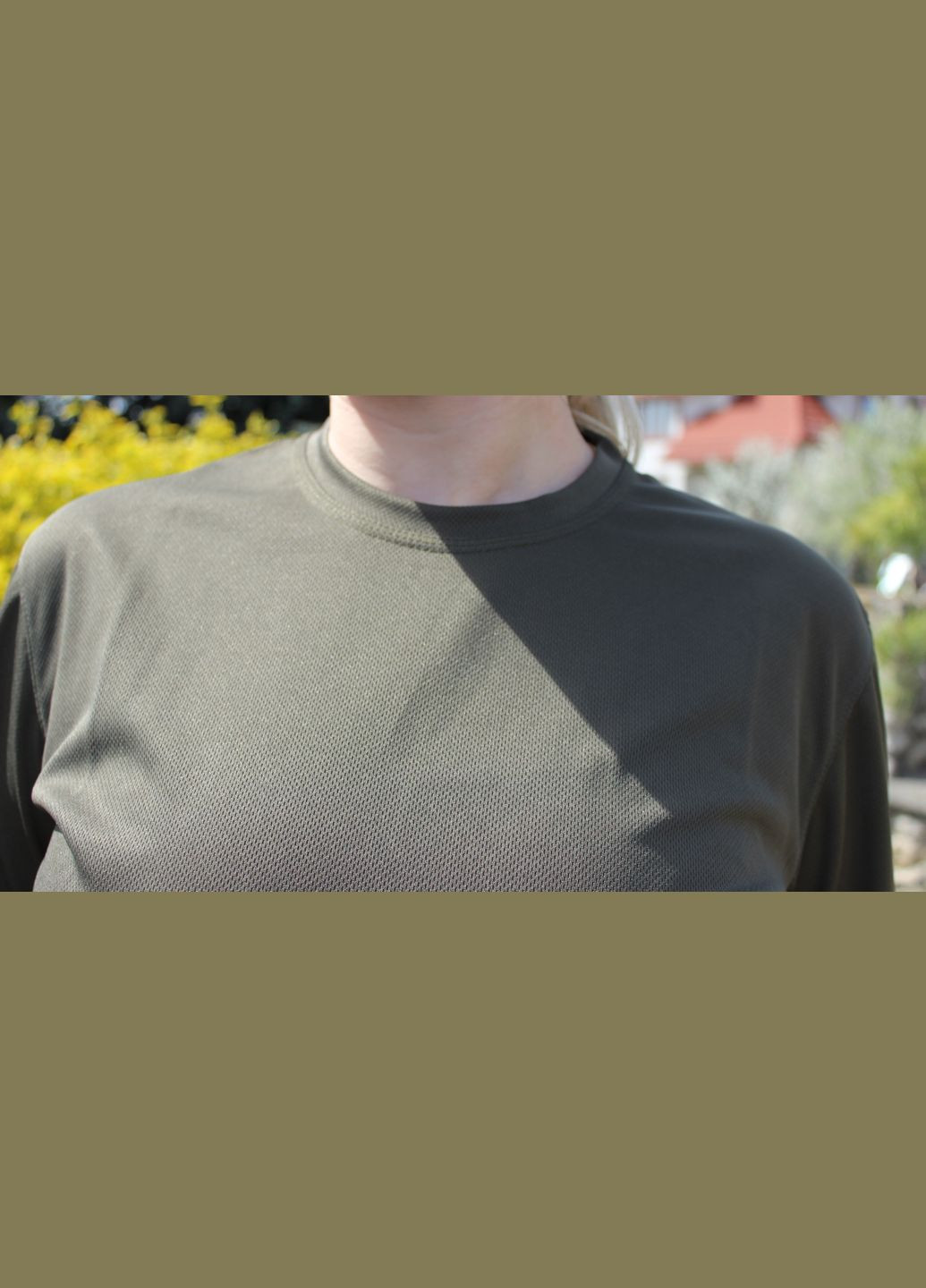 Женская футболка "Trail" (оливковая) (Coolmax (кулмакс)) No Brand - (299462992)