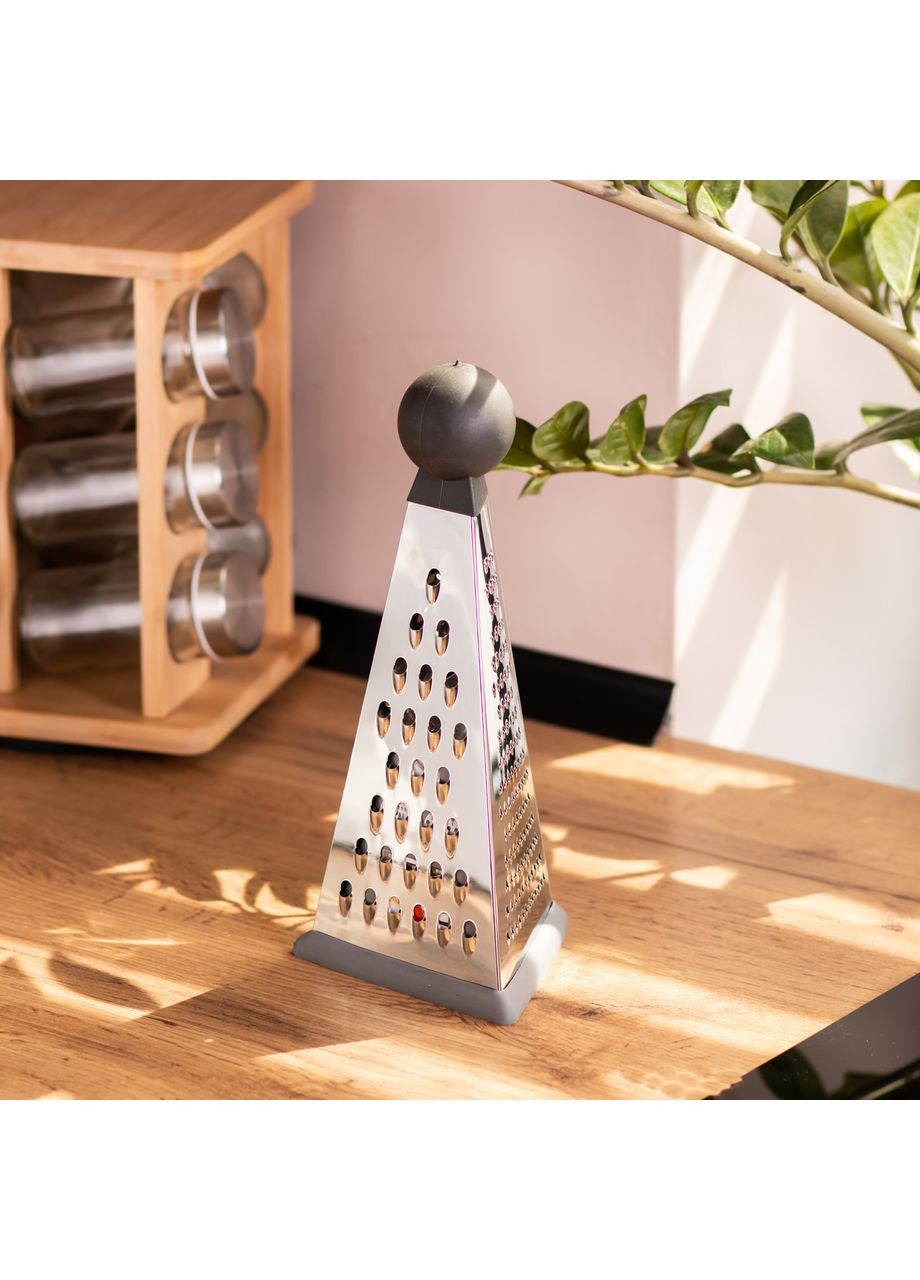 Конусна ручна терка з нержавіючої сталі з ручкою 11×11×23 (см) HP-8-8 Ding Lanfang (370802439)