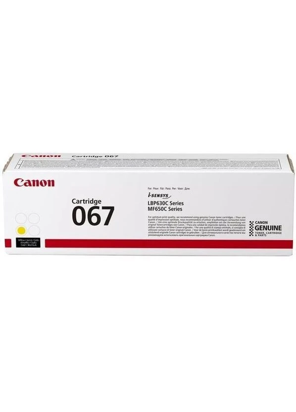 Картридж 067 MF651Cw/MF655Cdw/MF657Cdw/LBP631Cw/LBP633Cdw Yellow (1250 стор.) Canon (386486438)