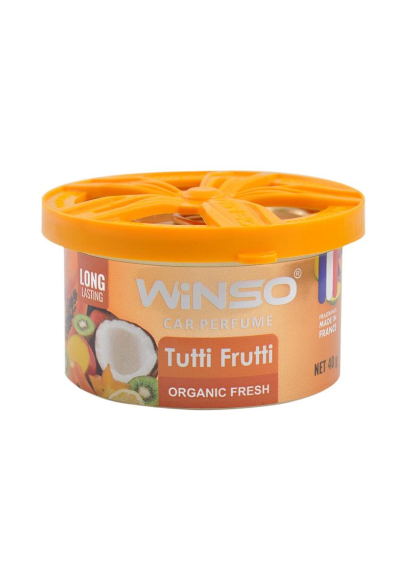 Ароматизатор Organic Fresh Tutti Frutti 40 грамм банка Winso (280878035)