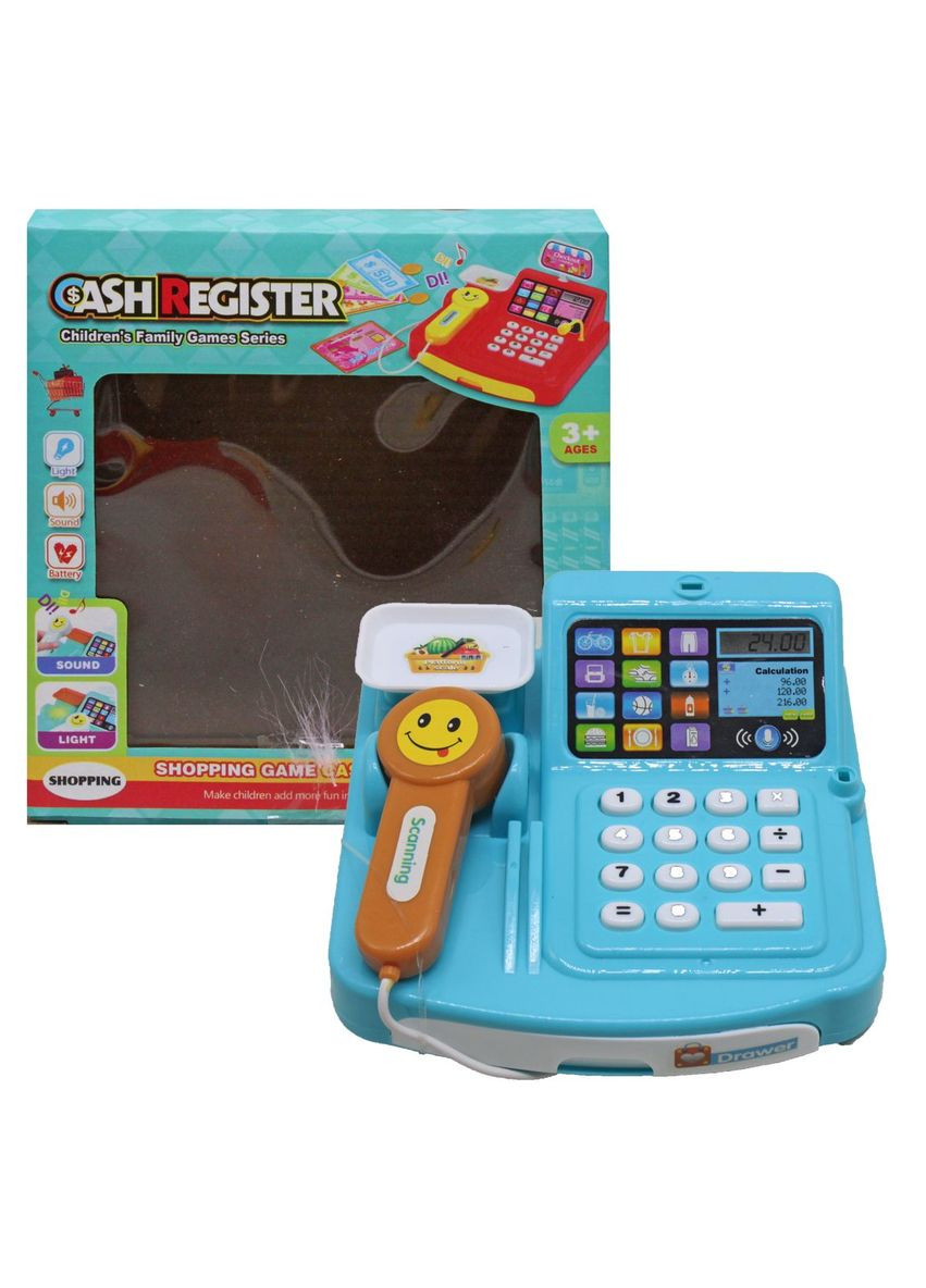 Кассовый аппарат "Cash Register" (голубой) MIC (290251641)