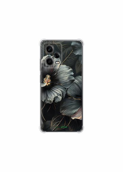 Чохол на Xiaomi Redmi Note 12 Pro 5G Чорні квіти "6031sp-2932-2448" Endorphone (348073039)