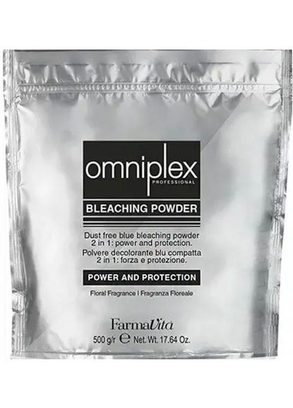 Обесцвечивающий порошок Omniplex Bleaching Powder 2 в 1: Сила и Защита 500г FarmaVita (331016221)