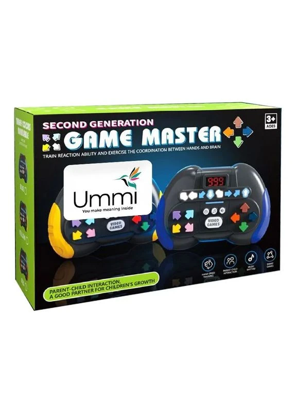 Интерактивная консоль Ummi ME-204 Game Master (2 Gen) жёлтая пластиковая 13х4,7х14,5 см No Brand Ummi ME-204 Game Master (2 Gen) (402119545)