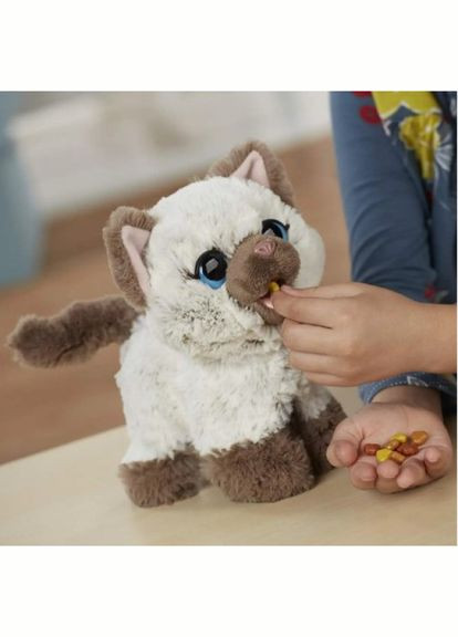 Интерактивная игрушка питомец Котёнок Kami FurReal на поводке Hasbro (305074647)