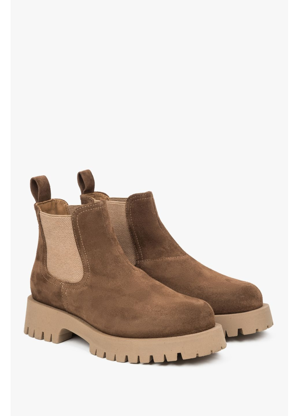 Осенние челси, цвет рыжий Estro