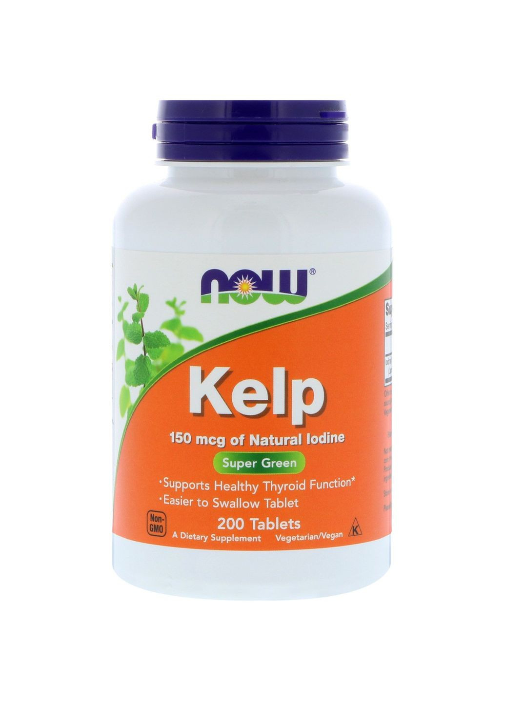 Йод Foods Kelp 150 mcg 200 caps Now (278363643)