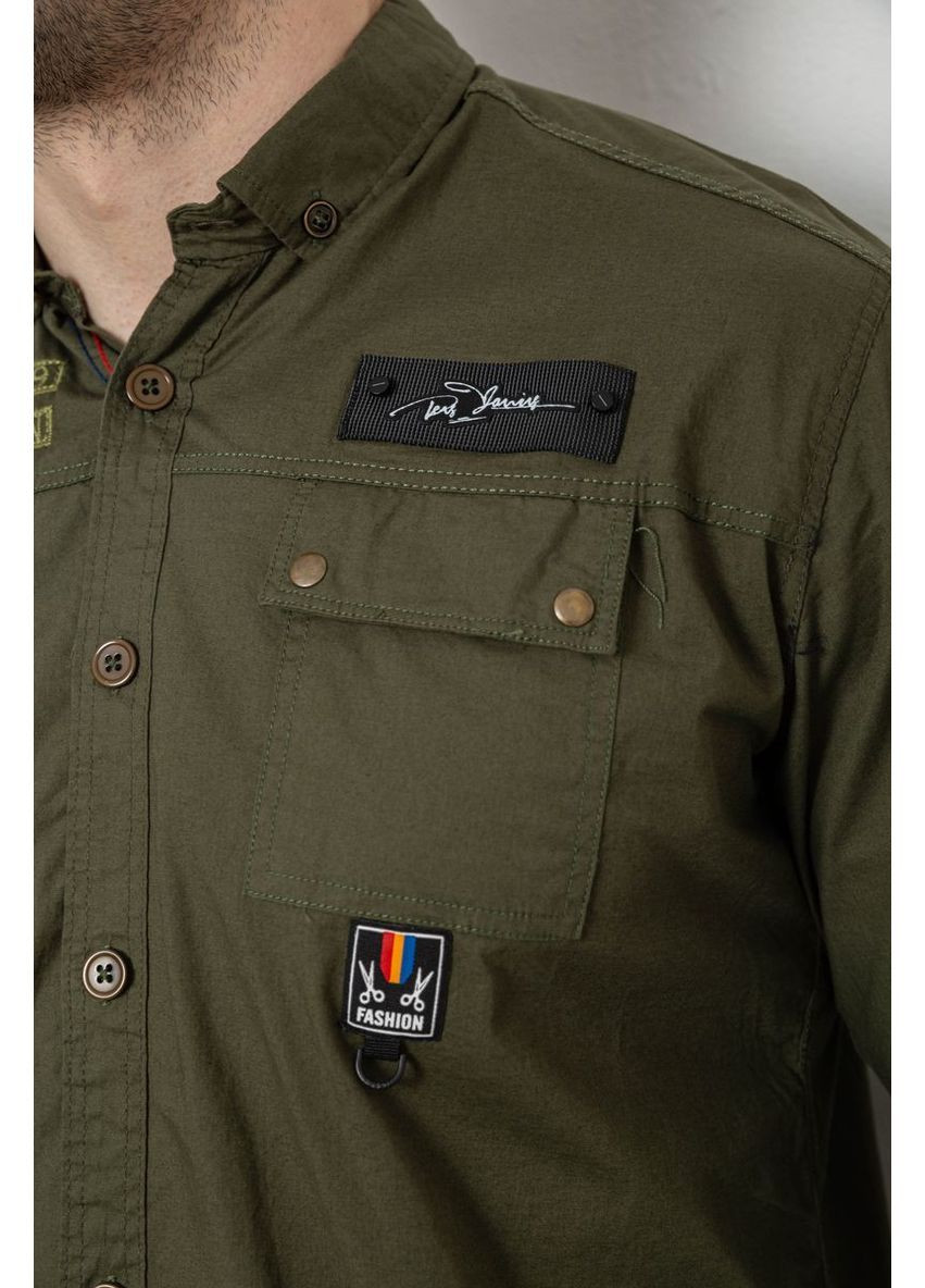 Оливковковая (хаки) рубашка Ager