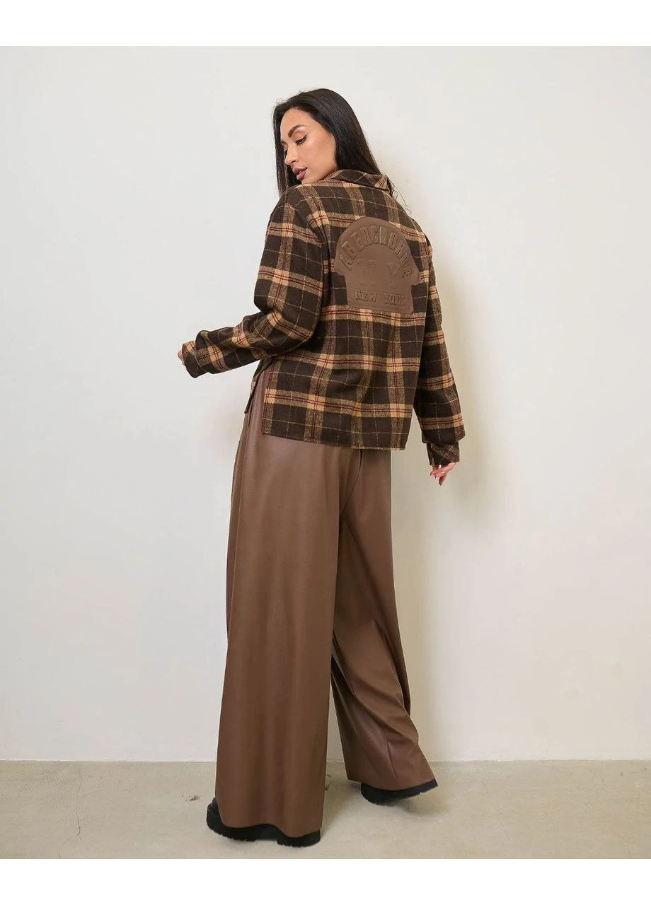 Жіночий брючний костюм двійка сорочка штани No Brand (378626803)