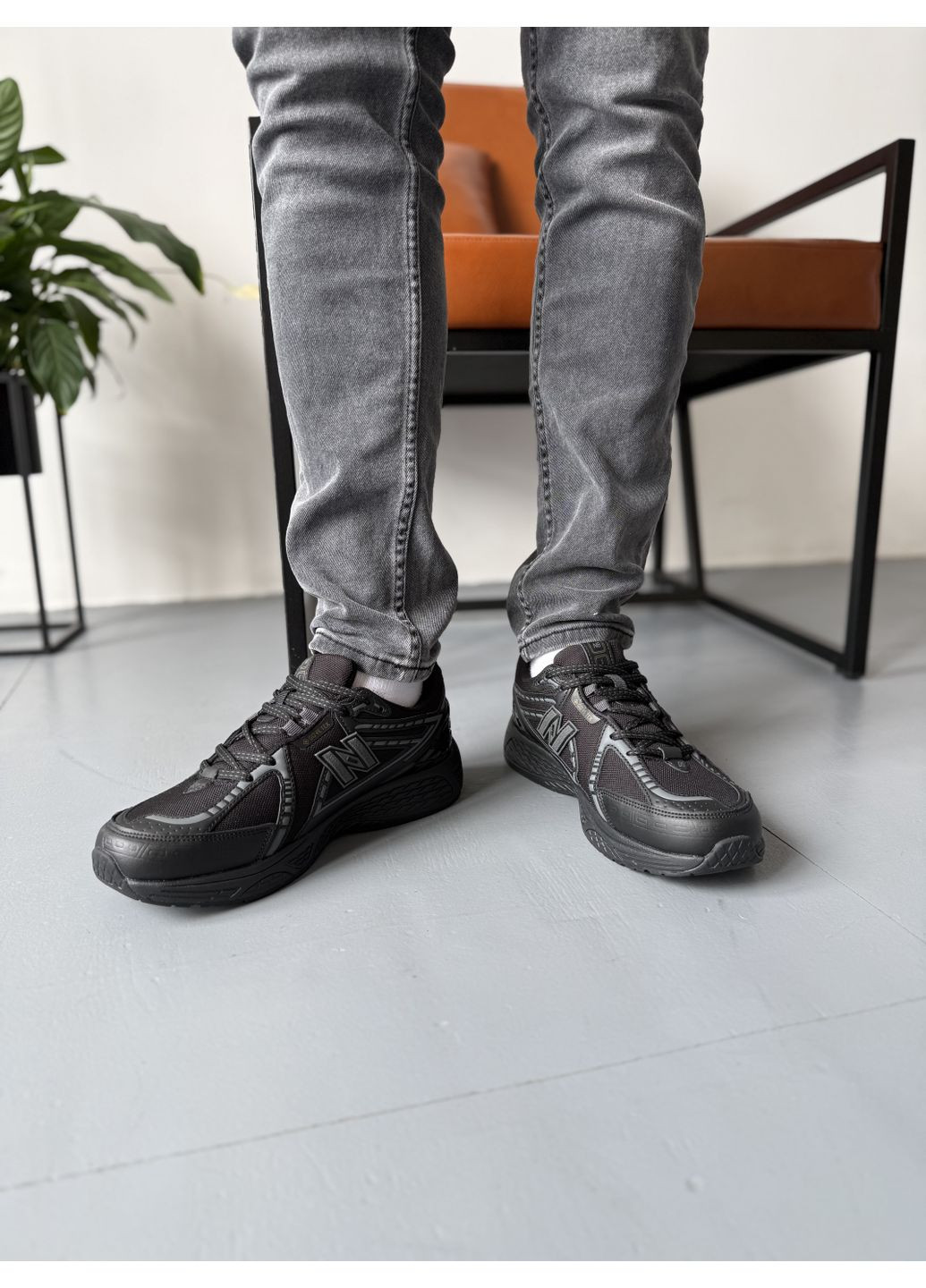 КРОССОВКИ ЖЕНСКИЕ NEW BALANCE 1906R BLACK GREY GORE-TEX НЬЮ БЕЛАНС 1906R No Brand серые демисезоны (367174066)