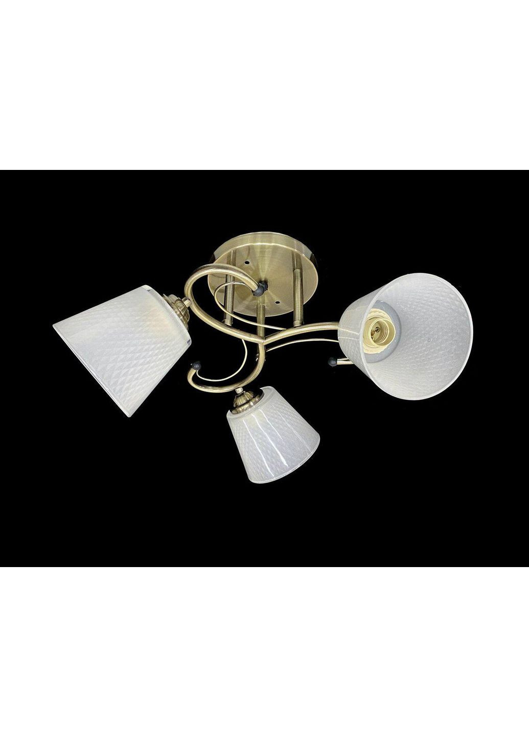 Потолочная люстра на 3 плафона 7051C/3 Бронза Sirius (365877968)