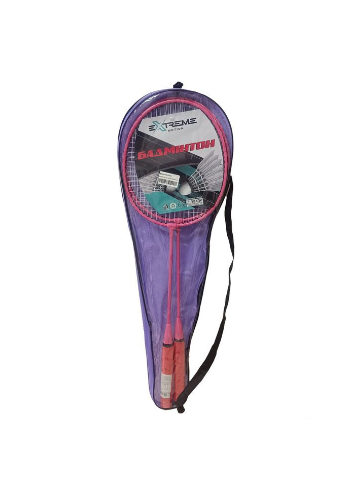 Набір Бадмінтону BD24155-(Pink) 2 ракетки в чохлі, без воланчика Bambi (329885795)