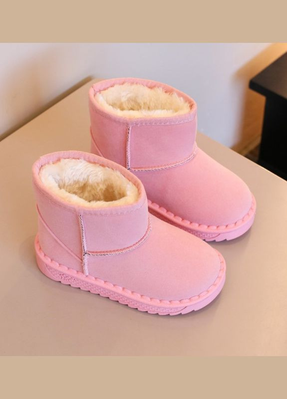 Уггі дитячі FN еко-нубук рожеві No Brand (303612399)