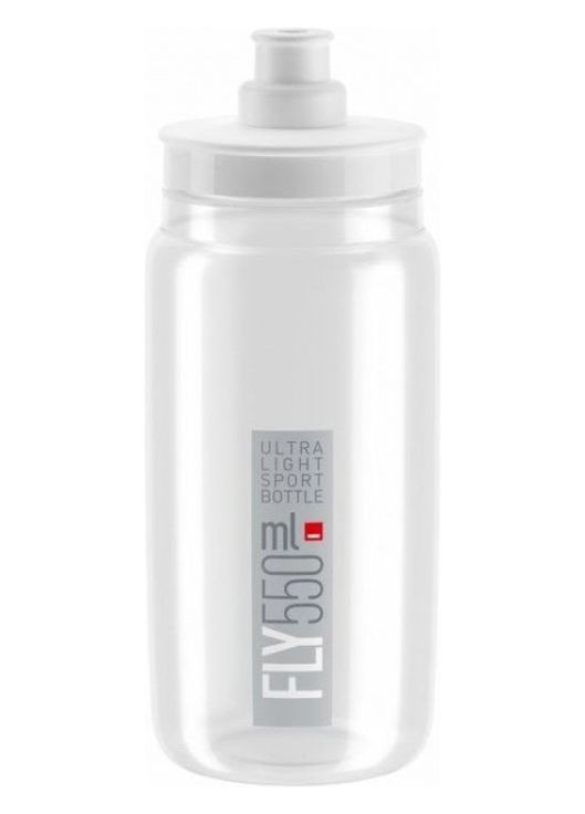 Фляга Elite Fly прозора із сірим лого 550 ml (2021861) Discovery (315031203)