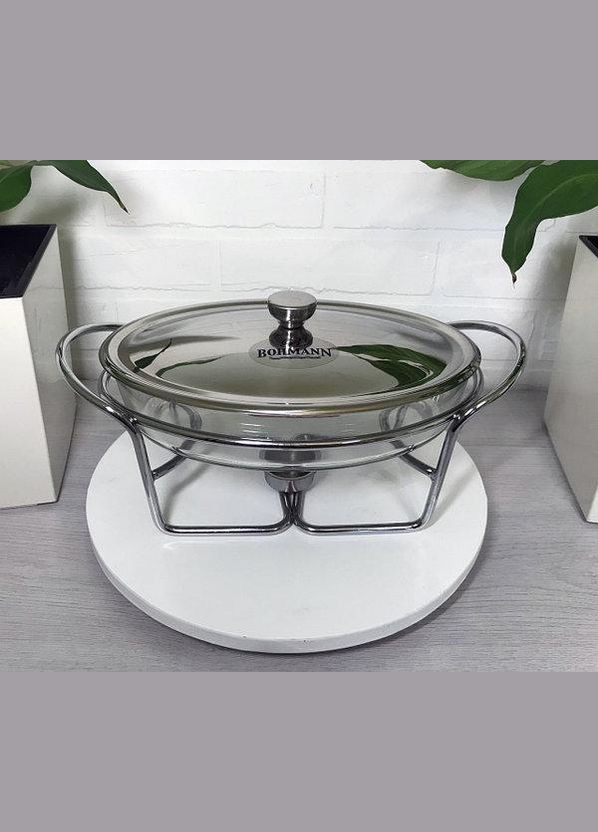 Марміт скляний овальний BH-2003 (1.5л) Bohmann (328601712)