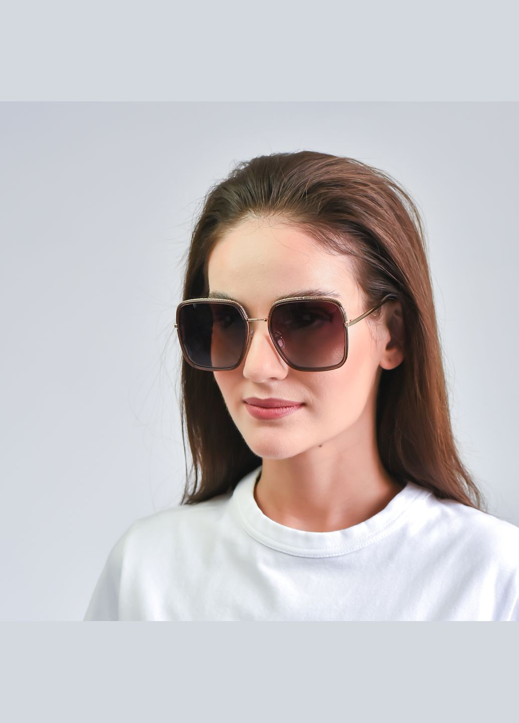 Солнцезащитные очки с поляризацией Квадраты женские LuckyLOOK 578-501 (289360131)