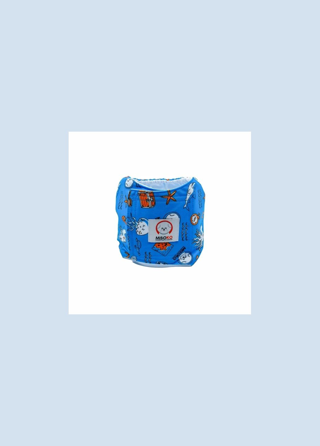 Підгузник розмір M багаторазовий для собаккобелів Восьминіг, синій 63955 (*) Misoko&Co (293818822)
