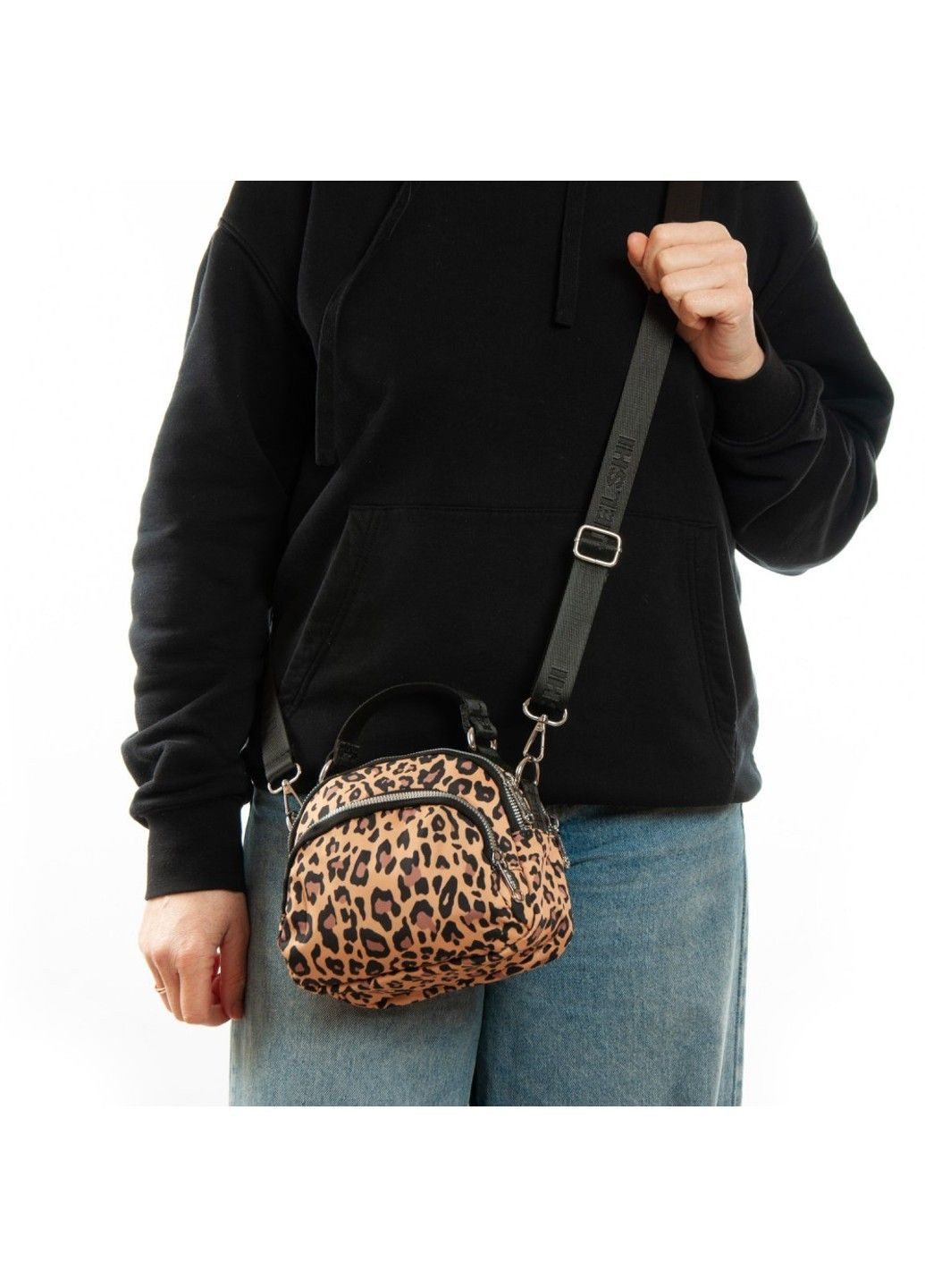 Летняя тканевая сумка 1631 leopard print Jielshi (329692672)