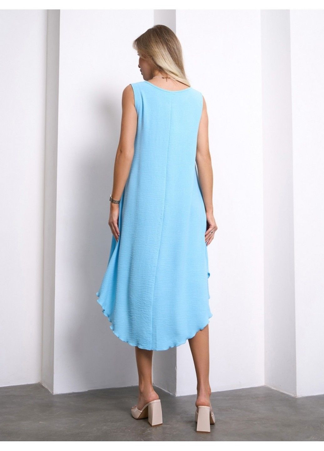 Голубое повседневный платье issa pus 10800 5 голубой ISSA PLUS