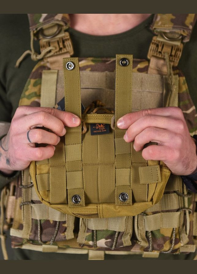 Тактический подсумок Silver Knight с системой MOLLE койот No Brand (317287655)