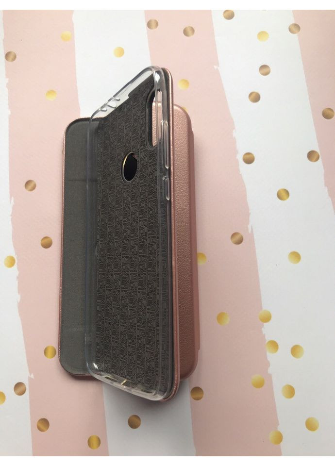 Чехол-книжка с рисунком для Xiaomi Redmi 7 Золотой:: Леопардовый дизайн (принт 383) CASE CONTROL (360707884)