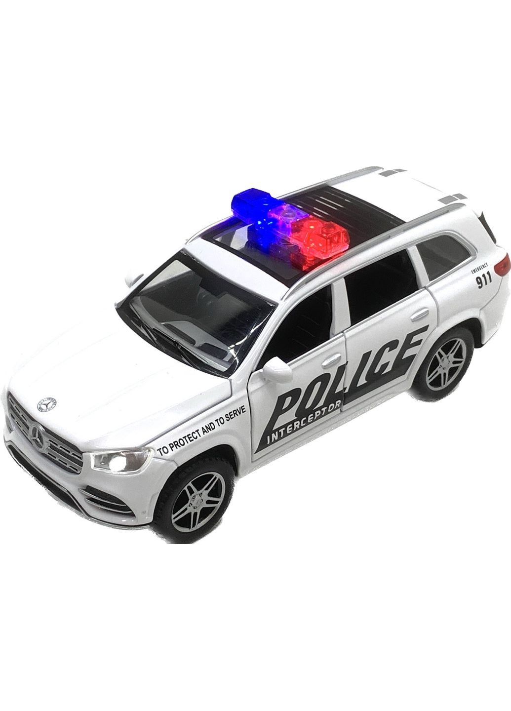 Машина Автосвіт Mercedes gls інерційна відчиняються двері 16.5 см Біла (AP-1957) No Brand (302215782)