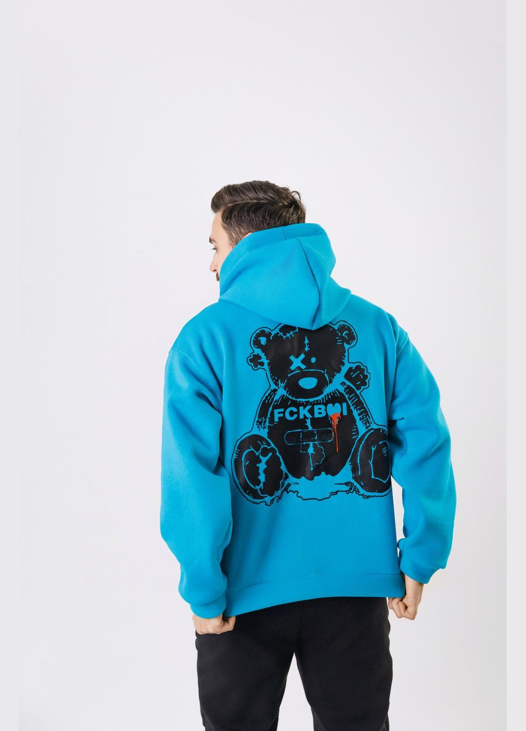 Яскраве стильне худі оверсайз парне (унісекс) Vakko (301925908)